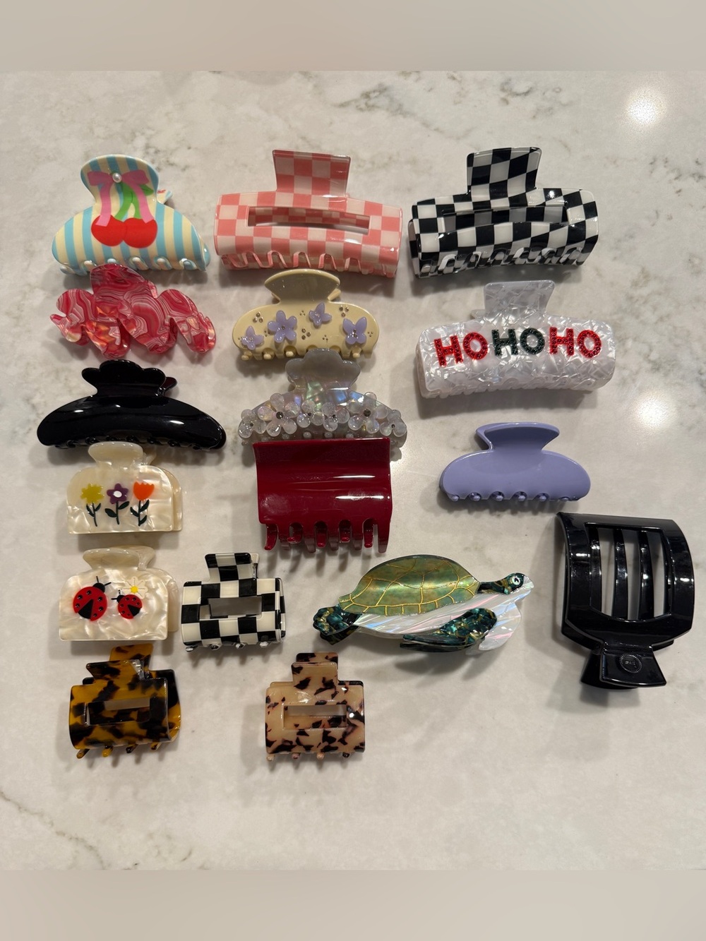 Assorted Hair Clip Set - Multicolor Cute Designs